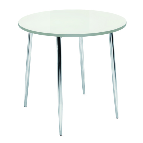 [CH0675WH] Ellipse 800 4-Leg Table (White)