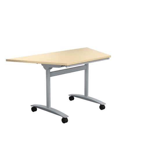 [OTT1470TRAPSVMA] One Tilting Table Trapezoidal Top (1400mm Width, 700mm Depth, Maple)