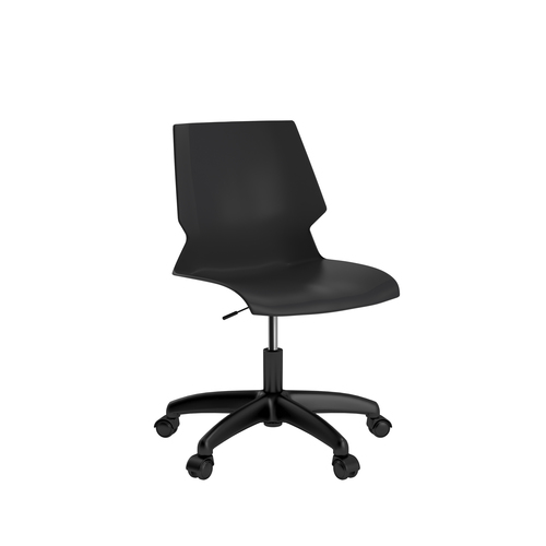 [T-UNI-SWIVEL-BL] Uni Swivel Chair (Black)