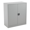 [TCSDDC1000GR] Steel Double Door Cupboard (Grey, 1000mm)