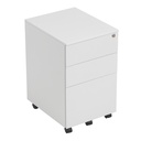 [TKUSMP3WH] 3 Drawer Under Desk Steel Pedestal (White, 380mm)