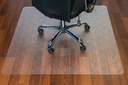 Hard Floor Rectangular Chairmat Clear 120Cm x 90Cm