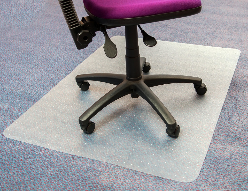 Low Pile Carpet Rectangular Chair Mat