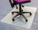[CHAIRMAT2] Low Pile Carpet Rectangular Chairmat Clear 120Cm x 90Cm