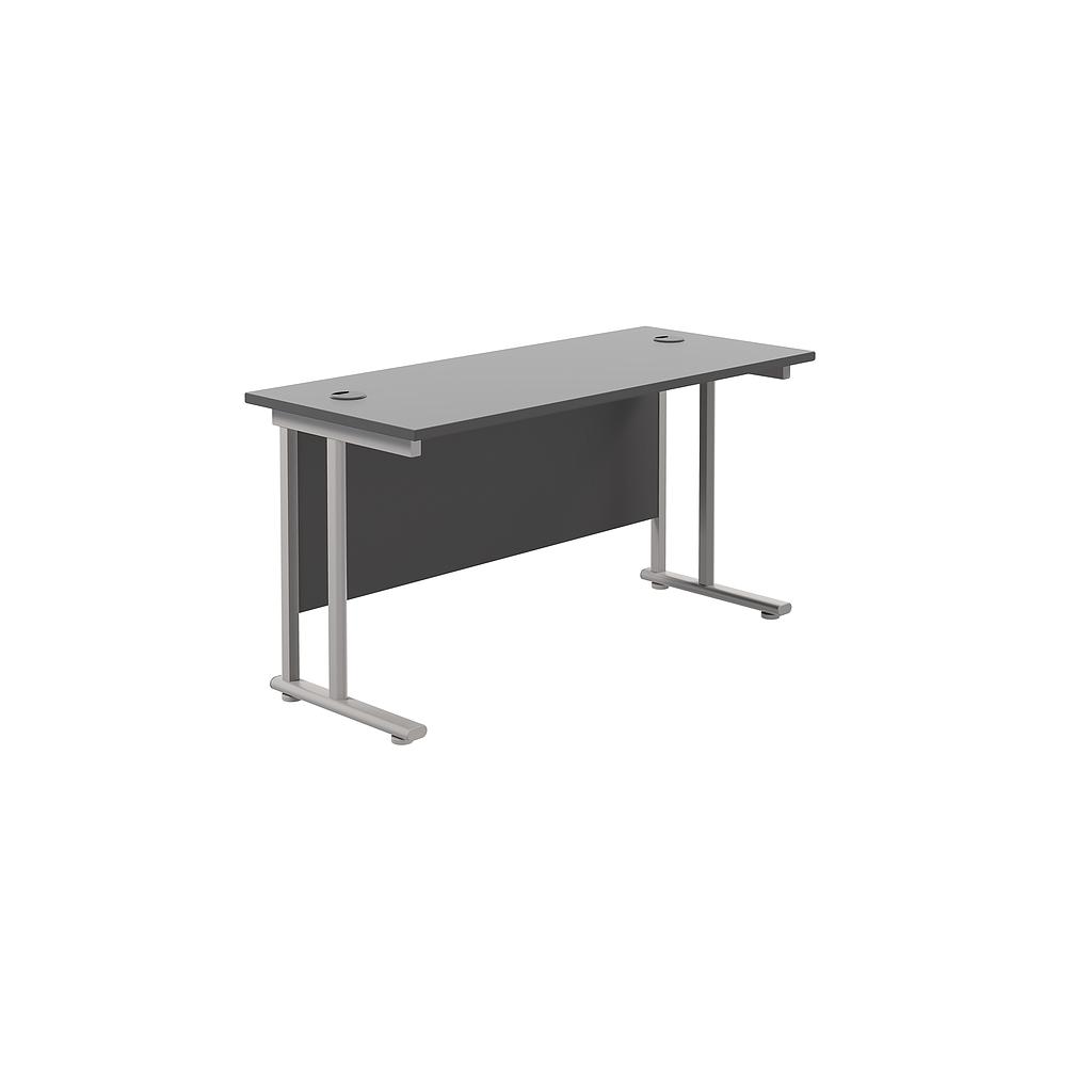 Twin Upright Rectangular Desk (FSC)
