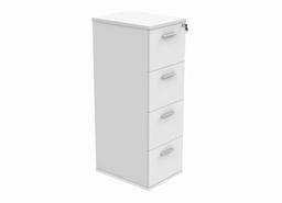 [CORE4FCWHT] Filing Cabinet Office Storage Unit (FSC) | 4 Drawers | Arctic White