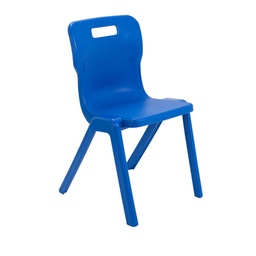 [T6-ANB2] 460High Antibacterial One Piece Polypropylene Chair - Blue