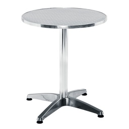 [CH0651] Plaza Round Table - Aluminium